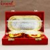 Golden 5 Piece Silver Plated Gift Set - Return Gifts for Indian Wedding