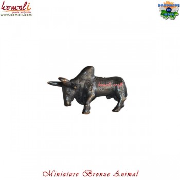 Tiny Miny Muscular Bull - Miniature Figurine