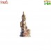 Golden Meditating Buddha - Miniature Brass Statue