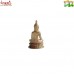 Golden Meditating Buddha - Miniature Brass Statue