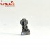 Meditating Buddha with Wisdom Chakra - Bronze Miniature