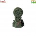 Meditating Buddha with Wisdom Chakra - Bronze Miniature