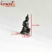 Cogitative Buddha - Miniature Bronze Figurine