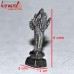 Ganesha with 10 Hands - Miniature Statue Bronze