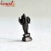 Ganesha with 10 Hands - Miniature Statue Bronze