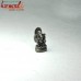 Ganesha Sitting on Lotus - Miniature Bronze Statue