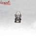 Ganesha Sitting on Lotus - Miniature Bronze Statue