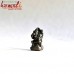 Aum Ganesha in Iconic Pose - Bronze Miniature Statue