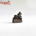 Sedate Ganesha - Bronze Miniature Figurine Stature, Ganesh Murti