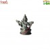 Ganesha Sitting on Platform - Miniature Bronze Statue