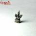 Ganesha Sitting on Platform - Miniature Bronze Statue