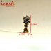 Ganesha Standing Pose - Bronze Miniature Murti Statue