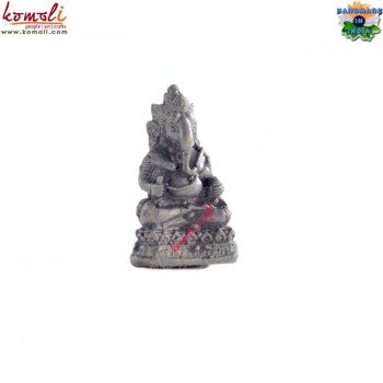 Ganesha Virajmaan Pose - Miniature Bronze Statue