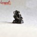 Ganesha on Shankha - Miniature Bronze Statue