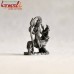 Sherawali Durga Murti - Miniature Bronze Statue Idol