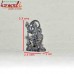 Sherawali Durga Murti - Miniature Bronze Statue Idol