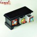 Ceramic Vibrant Miniature Drawer Set - 3 Horizontal Drawers