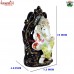 Lalbaug Raja Singhashan Ganesha Murti Idol, Ceramic Sculpture Ganesha Statue For Home, Office and Gifts