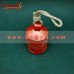 Conventional Design Red Cow Bell with Golden Painting - Customized Sizes