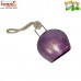 Small Purple Hand-Painted Golden Flower Cow Bell For Decoration
