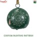 Green Hand Painting Indian Cow Bells, Custom Colors
