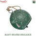 Green Hand Painting Indian Cow Bells, Custom Colors