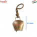 Golden Wave Design Handmade Cone Painting Home Garden Decoration Iron Metal Cow Bell