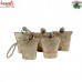 Rectangular Shaped Rustic Cow Bell - Customized Sizes - 2 to 12 Inches for Home Garden Decoration