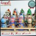 My Basket Full of Assorted Paper Mache Hand Painted Bells - Custom Made Hand Painted Paper Mache Bells