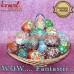 Assorted Hand Painted Paper Mache Easter Eggs - Beautiful Custom Made Designs