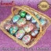 Assorted Hand Painted Paper Mache Easter Eggs - Beautiful Custom Made Designs