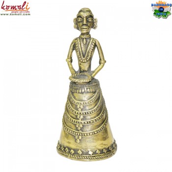 Ding Dong Dhokra Bell - Bronze Lost Wax Casting Sculpture