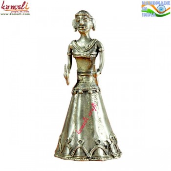 Dandia Tribal Bell - Earthy Dhokra Art