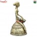 Bronze Drum Bell - Dhokra Lost Wax Casting Sculpture