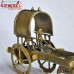 Golden Camel Cart - Dhokra Artifact Home Desk Decoration Sculpture