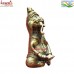 Book Reading Ganesha - Dhokra Miniature Sculpture