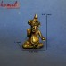 Miniature Dhokra Ganesha Statue - Earthy Finish