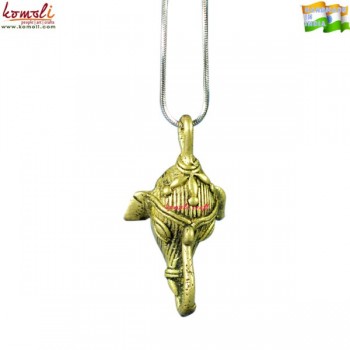 Ganehsa Pendant - Dhokra Tribal Jewelry