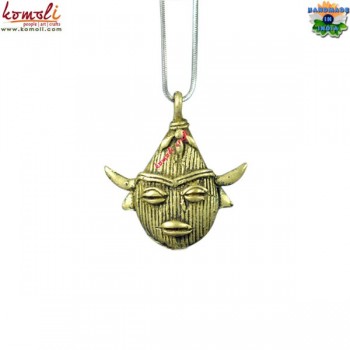 Tribal Man Pendant - Dhokra Jewelry
