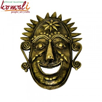Expressions and Smile - Tribal Face Mask Dhokra Lost Wax Casting