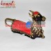 Nandi - "The Bull" - Colorful Dhokra Sculpture