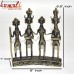 Tribal Dance - Dhokra Home Decorative Piece