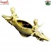 Power Play 2 Headed Boat - Dhokra Sculpture Home Decor Piece