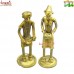 Tribal Musical Couple - Dhokra Statue