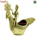 Peacock Rider Decorative Showpiece Stature - Dhokra Tribal Art Lost Wax Casting