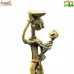 The Farmer Family - Tribal Couple with Child - Lost Wax Casting Artwork