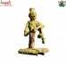 Tribal Man Playing Indian Classical Musical Instrument - Lost Wax Casting Artwork