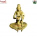 Tribal Man Playing Indian Classical Musical Instrument - Lost Wax Casting Artwork