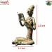 The Afternoon Affair - Tribal Lady Reading Book - Lost Wax Casting Sculpture