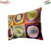 Abstract Design Multi Color Hand Embroidered Rectangular Lumber Cushion Cover Pillowcase Decorative Throw Pillows Covers